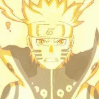 🦊 Naruto Anime, Manga, Naruto, Uzumaki, Postać, Ninja, Japonia, Japoński telegram sticker