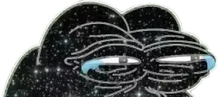 👀 Pepe the Frog meme, sad, galaxy, crying, internet telegram sticker