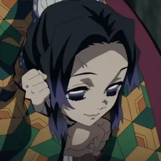 🦋 Shinobu Kocho Demon Slayer Аниме, Клинок, рассекающий демонов, Шинобу Кочо, Манга, Персонаж, Женщина, Милый whatsapp sticker