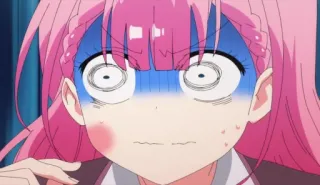 😰 anime, sốc, sợ hãi, hoảng loạn, hoạt hình, cảm xúc telegram sticker