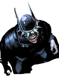 😂 Batman Who Laughs comics, vilain, mal, batman, dc comics telegram sticker
