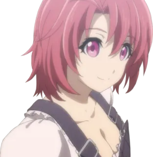 😊 Guild Girl Goblin Slayer anime, girl, pink hair, Guild Girl, Goblin Slayer telegram sticker