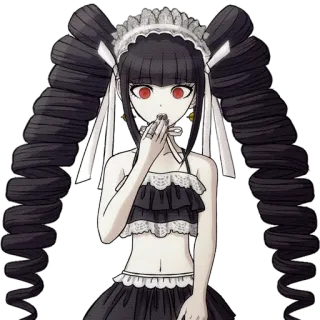 🃏 Celestia Ludenberg Danganronpa Anime, Gótico, Lolita, Danganronpa, Celestia Ludenberg telegram sticker