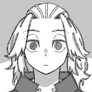 〰 アニメ, マンガ, キャラクター, ポートレート, イラスト, イラスト telegram sticker