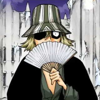 ⚔ Kisuke Urahara Bleach Anime, Manga, Fan, Postać telegram sticker