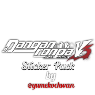 New Danganronpa v3: Killing Harmony by @yumekochwan telegram stickers