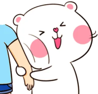 😍 милый, медведь, мультфильм, иллюстрация, каваий, очаровательный telegram sticker
