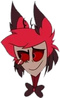 Alastor of Hazbin telegram stickers