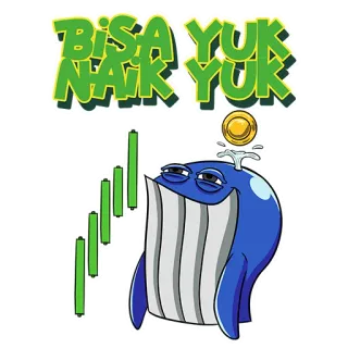 🐳 Bisa Yuk Naik Yuk кит, акции, финансы, инвестиции, крипто, бычий рынок telegram sticker