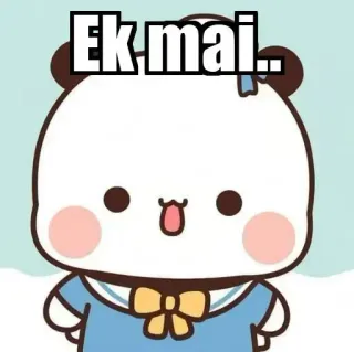 🦋 Ek mai.. süß, Panda, Tier, Cartoon telegram sticker