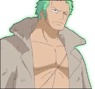 😑 Roronoa Zoro One Piece anime, zoro, roronoa, swordsman, pirate telegram sticker