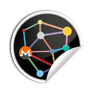 ✔ Monero, Criptomoneda, Moneda digital, Blockchain, Tecnología, Finanzas telegram sticker