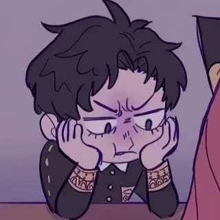 😤 Damian Desmond Spy × Family anime, cartoon, Damian Desmond, Spy × Family telegram sticker