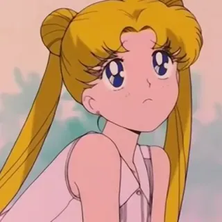 🌙 Sailor Moon Anime, Manga, Sailor Moon, Usagi Tsukino, Magisch meisje telegram sticker