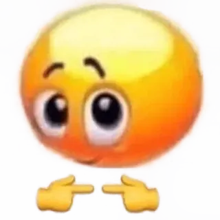 👉 Emoji, verlegen, schattig, awkward telegram sticker