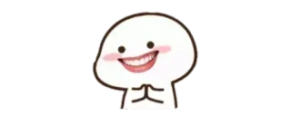 🔰 adesivo, cartone animato, carino, personaggio, espressione, emoji telegram sticker