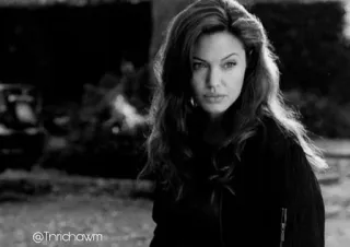 ➰ Angelina Jolie @Tnnchowm 女演员, 名人, 女人, 肖像 telegram sticker
