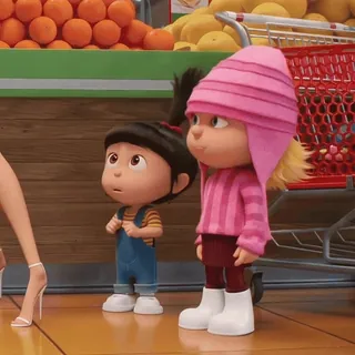 ✨️ Agnes Despicable Me animiert, Film, Figuren, Minions, lustig, Cartoon telegram sticker
