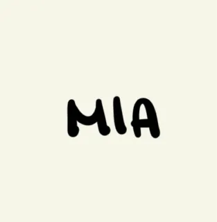 🔒 MIA Nama, MIA, Lettering telegram sticker