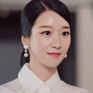 😊 mujer, cara, retrato, actriz, coreana telegram sticker