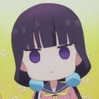 🍇 anime, cartoon, cute, girl, animation, manga telegram sticker