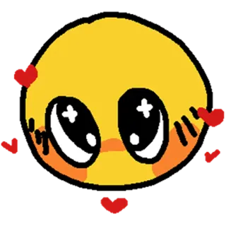 ❤️ emoji, liebe, kawaii, süß, herzen, emoticon whatsapp sticker