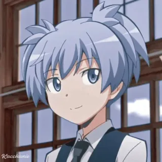 🦕 Nagisa Shiota Assassination Classroom anime, character, nagisa, shiota, assassination classroom telegram sticker