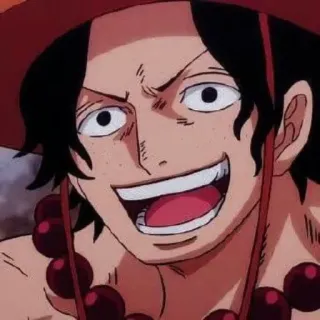 ♠ Ace One Piece 动漫, 漫画, 海贼王, 火拳艾斯, 波特卡斯·D·艾斯 telegram sticker