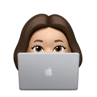 ☁️ Emoji, Laptop, Mulher, Computador telegram sticker