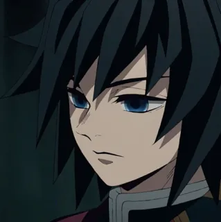 🌊 Giyu Tomioka Demon Slayer アニメ, マンガ, 鬼滅の刃, 冨岡義勇 whatsapp sticker