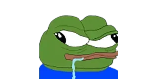 🤤 Pepe the Frog meme, pepe, frog, internet, expression telegram sticker