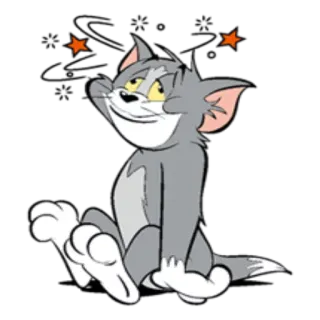 😬 Tom Cat Tom and Jerry cartone animato, gatto, animale, Tom, Tom e Jerry whatsapp sticker