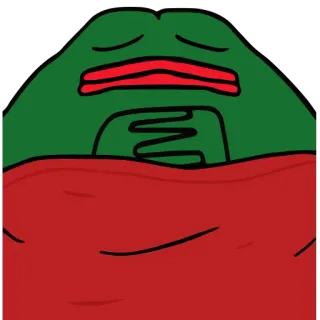 😴 Pepe the Frog 佩佩蛙, 青蛙, 表情包, 网络文化 whatsapp sticker
