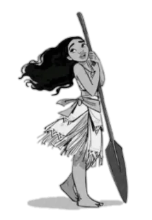 😌 Moana moana, disney, cartoon, mädchen, ozean whatsapp sticker