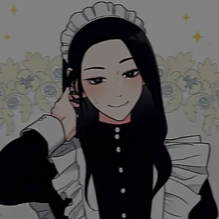 🤰 Empregada, Anime, Mangá, Personagem, Desenho animado, Ilustração telegram sticker