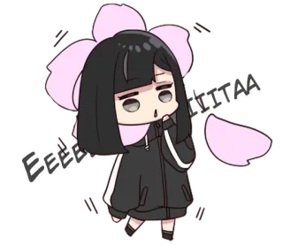 😮 IIITAAA
EEEEE Chica anime, Kawaii, Lindo, Chibi, Flor, Sakura whatsapp sticker