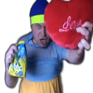 🇺🇦 Love amor, corazón, peluche, persona, sorpresa, regalo telegram sticker