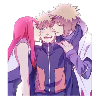 😘 Naruto アニメ, ナルト, 漫画, カートゥーン, キス, キャラクター, アート telegram sticker