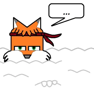 🎾 ... zorro, dibujos animados, animal, bocadillo, furry, personaje whatsapp sticker