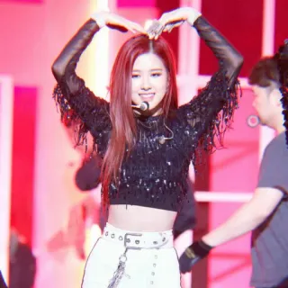 🌹 Rose Rosa, K-pop, Blackpink, Cantante, Ídolo telegram sticker