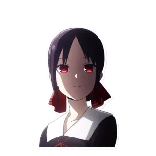 😐 Kaguya Shinomiya Kaguya-sama: Love Is War Anime, Kaguya Shinomiya, Kaguya-sama, Love is War, femenino, personaje, animación whatsapp sticker