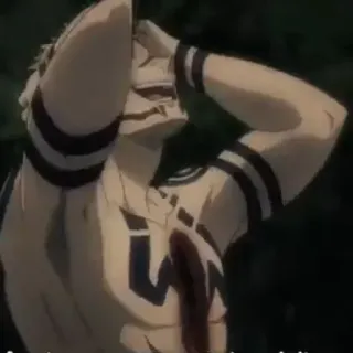 ✨ Sukuna Jujutsu Kaisen Anime, Manga, Dämon, Fluch, König der Flüche whatsapp sticker