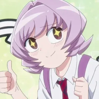 💈 Komi Shouko Komi Can't Communicate Аниме, Komi Can't Communicate, Коми Сёко, Палец вверх, Милый, Манга telegram sticker