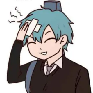 💌 Kreskówka, Anime, Ranny, Plaster, Postać, Uroczy telegram sticker