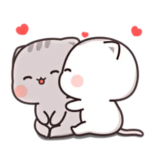 💋 cute, cats, love, animation, kawaii telegram sticker