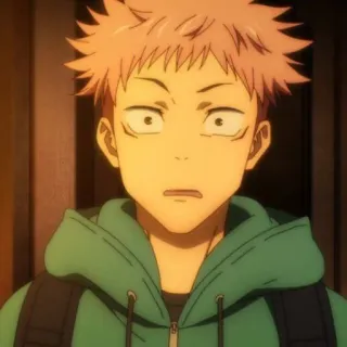 🍂 Yuji Itadori Jujutsu Kaisen Anime, Charakter, Jujutsu Kaisen, Yuji Itadori whatsapp sticker