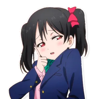 😘 Nico Yazawa Love Live! Anime, Garota, Personagem, Nico Yazawa, Love Live! telegram sticker