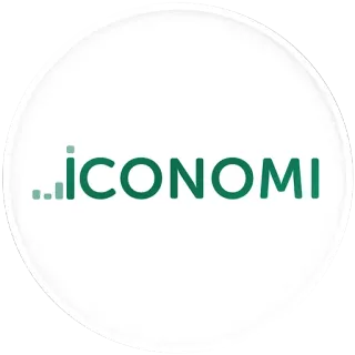 ⚪️ iconomi, cryptocurrency, blockchain, investment, finance telegram sticker