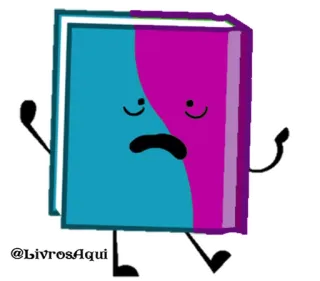 📖 @LivrosAqui libro, cartone animato, lettura, letteratura telegram sticker