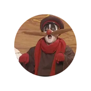 😙 Clown, Horreur, Effrayant, Maquillage, Costume telegram sticker
